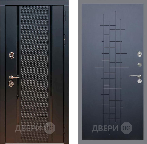 Входная металлическая Дверь Рекс (REX) 25 FL-289 Ясень черный в Краснознаменске