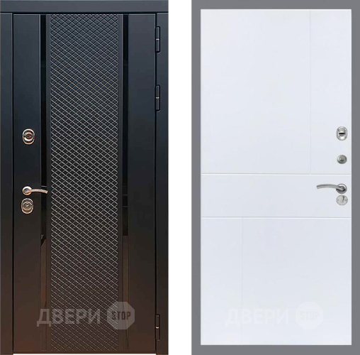 Входная металлическая Дверь Рекс (REX) 25 FL-290 Силк Сноу в Краснознаменске