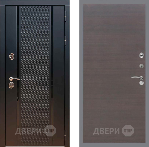 Входная металлическая Дверь Рекс (REX) 25 GL венге поперечный в Краснознаменске