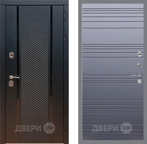 Входная металлическая Дверь Рекс (REX) 25 Line Силк титан в Краснознаменске