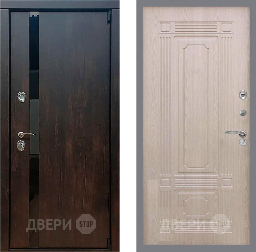 Входная металлическая Дверь Рекс (REX) 26 FL-2 Беленый дуб в Краснознаменске
