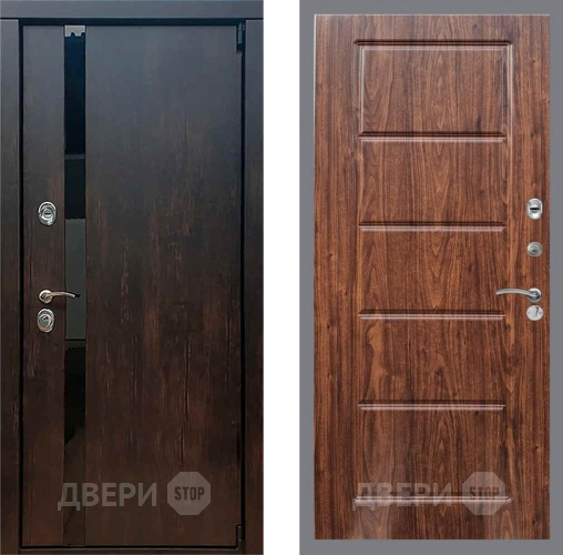 Входная металлическая Дверь Рекс (REX) 26 FL-39 орех тисненый в Краснознаменске