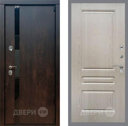 Входная металлическая Дверь Рекс (REX) 26 FL-243 Беленый дуб в Краснознаменске