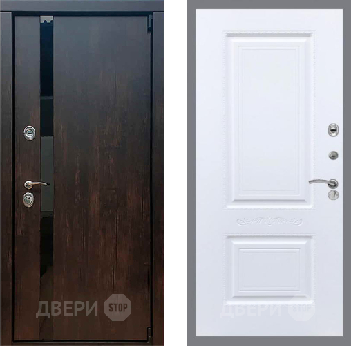 Входная металлическая Дверь Рекс (REX) 26 Смальта Силк Сноу в Краснознаменске