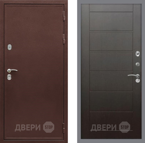 Дверь Рекс (REX) 5 металл 3 мм Сити Венге в Краснознаменске