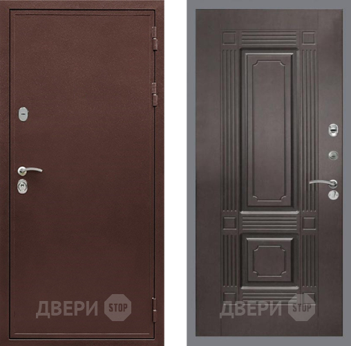 Дверь Рекс (REX) 5 металл 3 мм FL-2 Венге в Краснознаменске