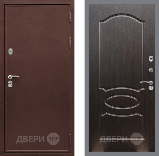 Дверь Рекс (REX) 5 металл 3 мм FL-128 Венге светлый в Краснознаменске
