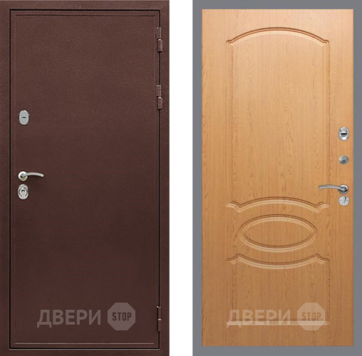 Дверь Рекс (REX) 5 металл 3 мм FL-128 Дуб в Краснознаменске