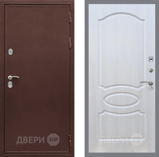 Дверь Рекс (REX) 5 металл 3 мм FL-128 Лиственница беж в Краснознаменске