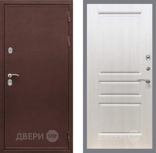 Дверь Рекс (REX) 5 металл 3 мм FL-243 Лиственница беж в Краснознаменске