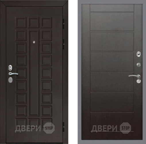 Входная металлическая Дверь Рекс (REX) Сенатор Cisa Сити Венге в Краснознаменске