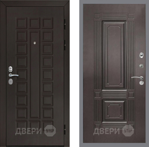Входная металлическая Дверь Рекс (REX) Сенатор Cisa FL-2 Венге в Краснознаменске