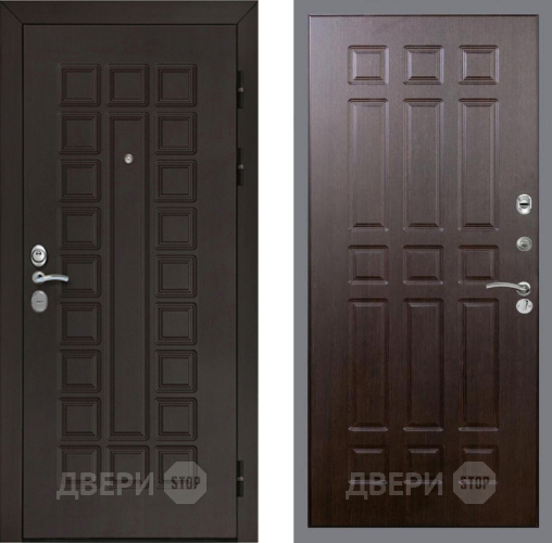 Входная металлическая Дверь Рекс (REX) Сенатор Cisa FL-33 Венге в Краснознаменске