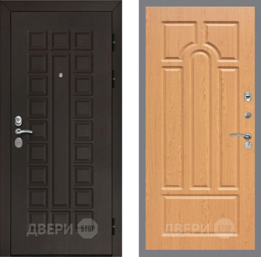 Входная металлическая Дверь Рекс (REX) Сенатор Cisa FL-58 Дуб в Краснознаменске