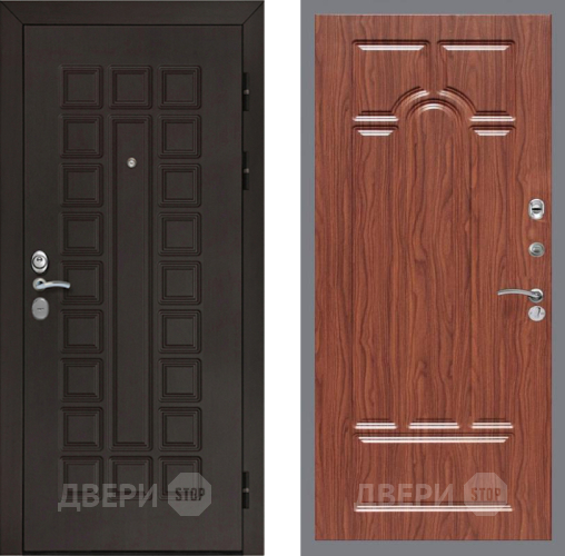 Дверь Рекс (REX) Сенатор Cisa FL-58 орех тисненый в Краснознаменске