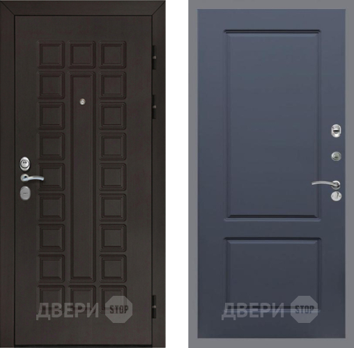 Входная металлическая Дверь Рекс (REX) Сенатор Cisa FL-117 Силк титан в Краснознаменске