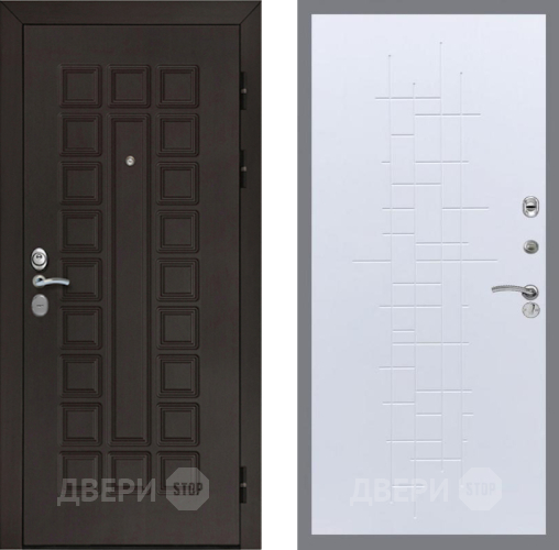 Дверь Рекс (REX) Сенатор Cisa FL-289 Белый ясень в Краснознаменске