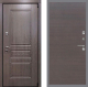 Входная металлическая Дверь Рекс (REX) Пренмиум-S GL венге поперечный в Краснознаменске