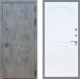 Входная металлическая Дверь Стоп БЕТОН ФЛ-128 Белый ясень в Краснознаменске