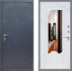 Входная металлическая Дверь Стоп СИЛЬВЕР ЗкркалоФЛ-147 Ясень белый в Краснознаменске