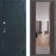 Входная металлическая Дверь Дверной континент ДК-70 Дизайн ФЛЗ-1 Зеркало Венге в Краснознаменске