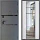 Входная металлическая Дверь Дверной континент Диамант Дизайн ФЛЗ-2 Зеркало Белый софт в Краснознаменске
