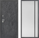 Входная металлическая Дверь Дверной континент ДК-3/713 ФЛ-757 Черное Стекло Софт милк в Краснознаменске