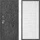 Входная металлическая Дверь Дверной континент ДК-3/713 ФЛ-757 Белое Стекло Софт милк в Краснознаменске