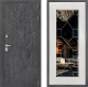 Входная металлическая Дверь Дверной континент ДК-3/713 ФЛ-Тиффани Зеркало Белое дерево в Краснознаменске