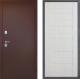 Входная металлическая Дверь Дверной континент Рубикон Медь Дизайн ФЛ-70 Лиственница белая в Краснознаменске