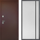 Дверь Дверной континент Рубикон Медь Дизайн ФЛ-757 Черное Стекло Софт милк в Краснознаменске