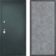 Входная металлическая Дверь Дверной континент Рубикон Серебро Дизайн ФЛ-655 Бетон серый в Краснознаменске
