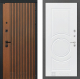 Входная металлическая Дверь Лабиринт (LABIRINT) Шторм 23 Белый софт в Краснознаменске