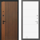 Входная металлическая Дверь Лабиринт (LABIRINT) Шторм 13 Белый софт в Краснознаменске