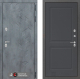 Входная металлическая Дверь Лабиринт (LABIRINT) Бетон 11 Графит софт в Краснознаменске