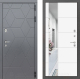 Входная металлическая Дверь Лабиринт (LABIRINT) Cosmo Зеркало 19 Белый софт в Краснознаменске