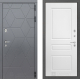 Входная металлическая Дверь Лабиринт (LABIRINT) Cosmo 03 Белый софт в Краснознаменске