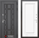 Входная металлическая Дверь Лабиринт (LABIRINT) New York 27 Белый (RAL-9003) в Краснознаменске