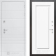Входная металлическая Дверь Лабиринт (LABIRINT) Трендо 27 Белый (RAL-9003) в Краснознаменске