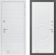 Входная металлическая Дверь Лабиринт (LABIRINT) Трендо 23 Белый софт в Краснознаменске