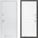 Входная металлическая Дверь Лабиринт (LABIRINT) Трендо 11 Белый софт в Краснознаменске