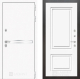 Входная металлическая Дверь Лабиринт (LABIRINT) Лайн White 26 Белый (RAL-9003) в Краснознаменске