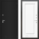 Входная металлическая Дверь Лабиринт (LABIRINT) Classic шагрень черная 27 Белый (RAL-9003) в Краснознаменске