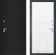 Дверь Лабиринт (LABIRINT) Classic шагрень черная 21 Белый софт в Краснознаменске