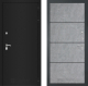 Входная металлическая Дверь Лабиринт (LABIRINT) Classic шагрень черная 25 Бетон светлый в Краснознаменске
