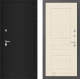Входная металлическая Дверь Лабиринт (LABIRINT) Classic шагрень черная 03 Крем софт в Краснознаменске