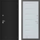 Дверь Лабиринт (LABIRINT) Classic шагрень черная 14 Дуб кантри белый горизонтальный в Краснознаменске