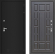 Входная металлическая Дверь Лабиринт (LABIRINT) Classic шагрень черная 12 Венге в Краснознаменске