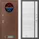 Входная металлическая Дверь Лабиринт (LABIRINT) Термо Магнит 22 Белый софт в Краснознаменске