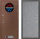 Входная металлическая Дверь Лабиринт (LABIRINT) Термо Магнит 21 Бетон светлый в Краснознаменске